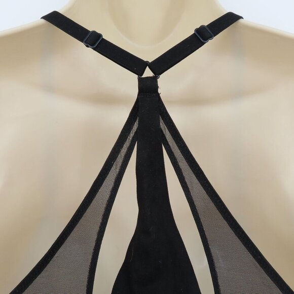 Victorias Secret 32B Bra Perfect Shape Front Hook Mesh Strap Accent Padded Wired - Picture 6 of 14